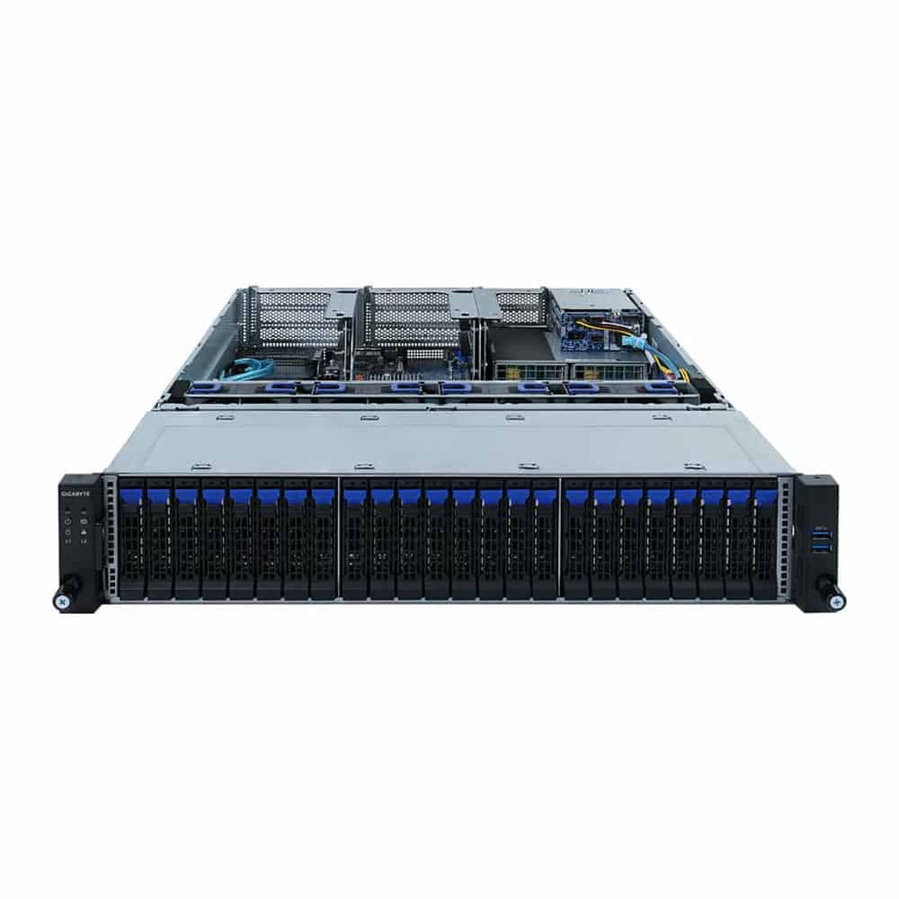 Gigabyte R282-2O0 3rd Gen Xeon Ice Lake 2U 8 PCIe Gen4 Barebone Server